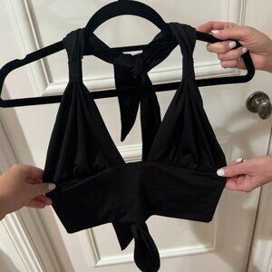 Black Halter Going Out Top